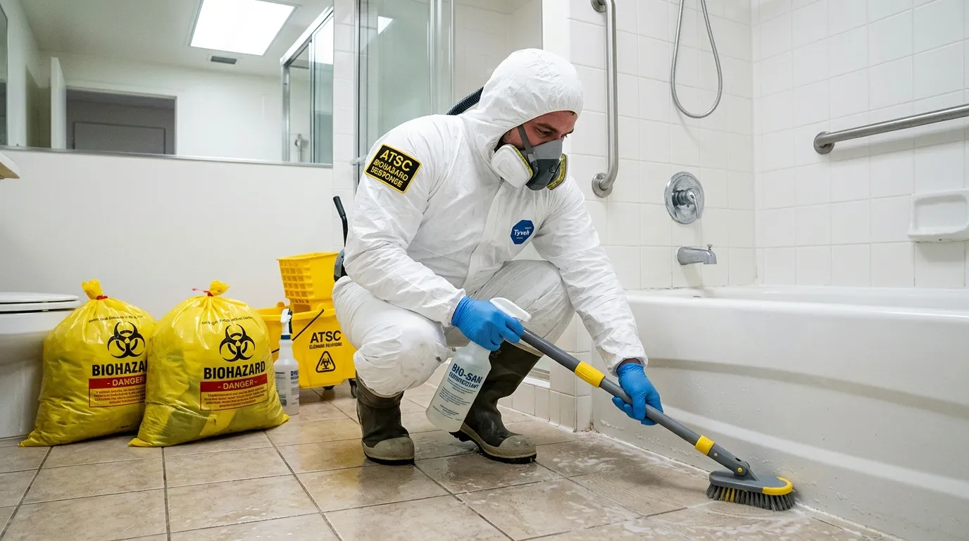 Decontamination equipment deployed for Blood Cleanup in Macon